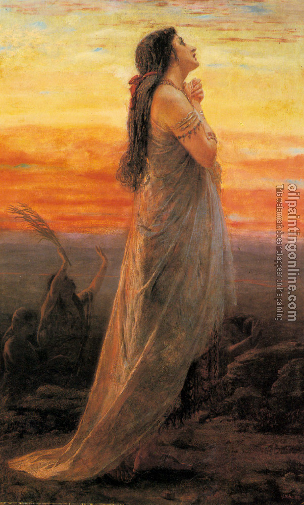 George Elgar Hicks - The Lament Of Jephthahs Daughter